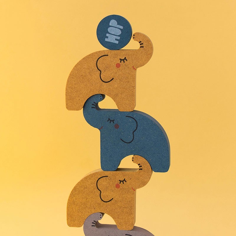 wooden balance game